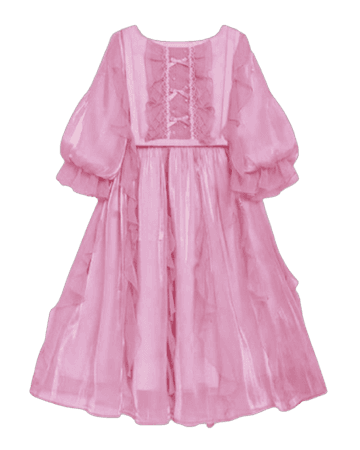 lolita pink dress