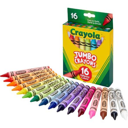 Crayola 16ct Jumbo Crayons : Target