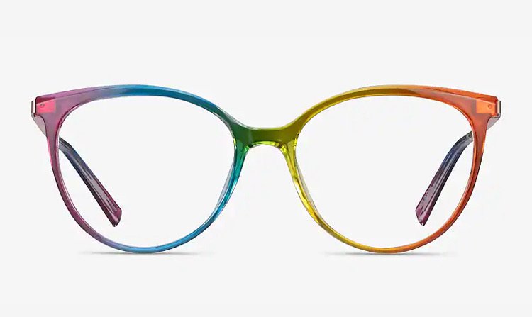rainbow glasses