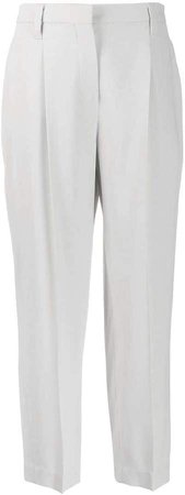pintuck tailored trousers