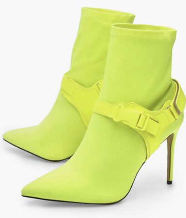 Buckle Lime Shoes