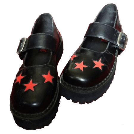 black hot topic mary janes