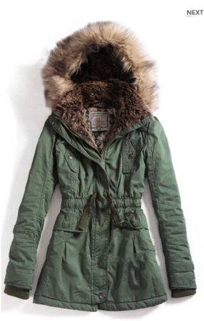 Green Winter Coat