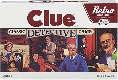 Amazon.com: Retro Series Clue 1986 Edition Game: Hasbro: Toys & Games