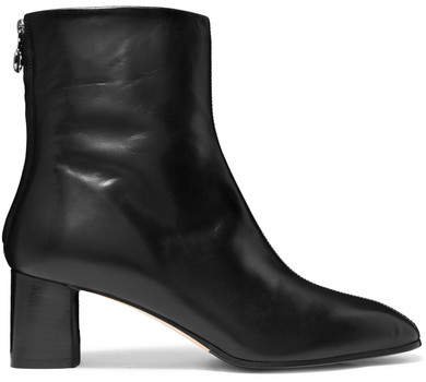 aeydē - Florence Leather Ankle Boots - Black