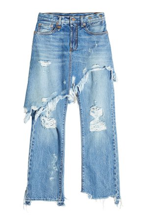 Distressed Double Jeans Gr. 28