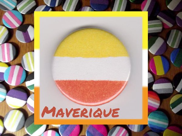 Maverique Pride 1 button badge | Etsy