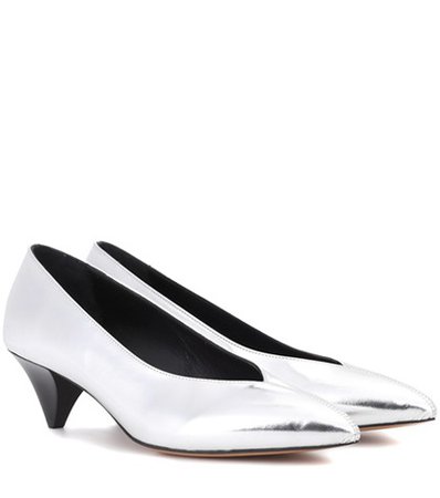 Poomi leather pumps