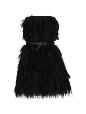 Black Dress Feather