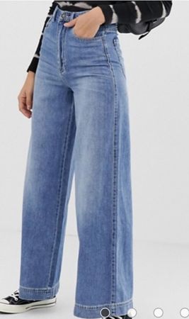 Wide Denim Jeans