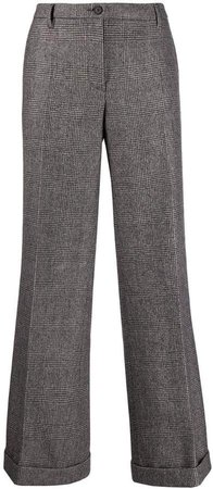 Pre-Owned 2000's Prince of Wales check trousers