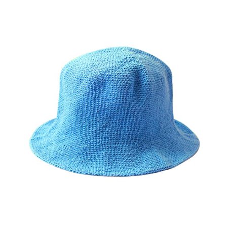 Florette Crochet Bucket Hat In Periwinkle Blue | Brunna.Co | Wolf & Badger