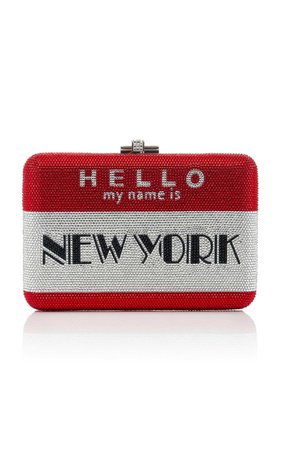 M'Onogrammable Hello My Name Is Clutch by Judith Leiber Couture