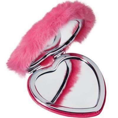 pink mirror compact