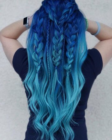 blue hair