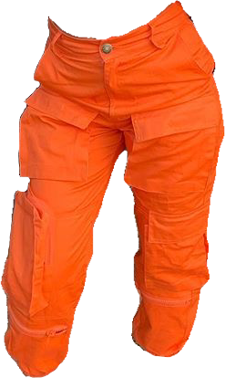 orange women jogger