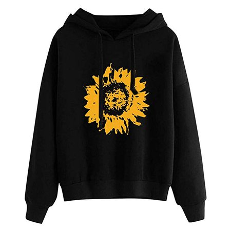 Sunflower Print Pullover