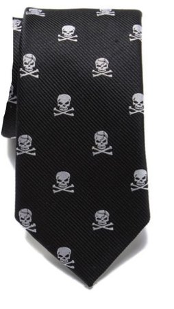skull tie