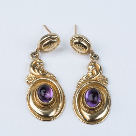purple victorian earrings - Google Search