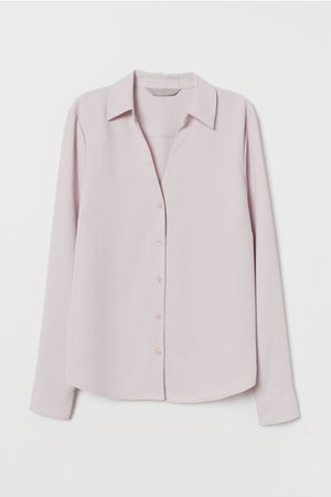 V-neck Blouse - Light pink - Ladies | H&M US