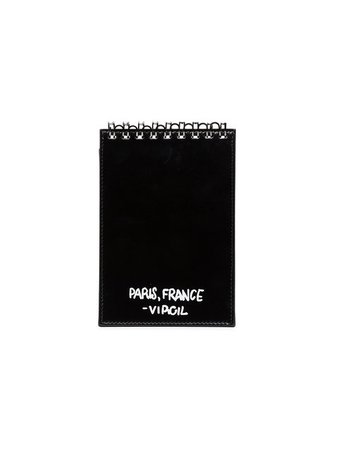 Off-White Black Notepad Patent Leather Bag - Farfetch