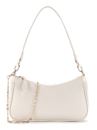 BeCool Women's Shoulder Bag with Chain Cream - Walmart.com