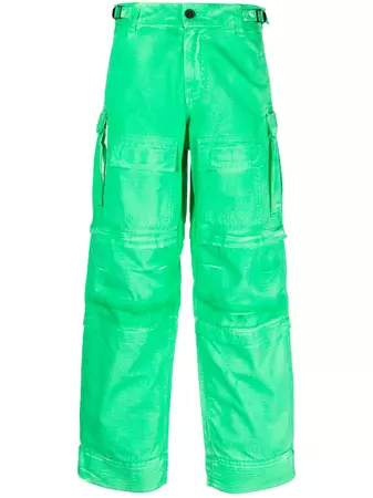DARKPARK Cropped Cotton Cargo Trousers - Farfetch