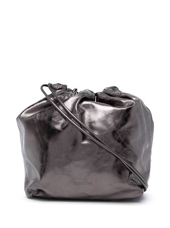 Jil Sander metallic-finish crossbody bag - FARFETCH