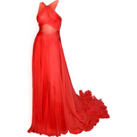 Red carpet gown (red)