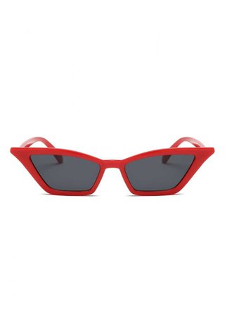 ATTITUDE CLOTHING // Red Cat Eye Sunglasses