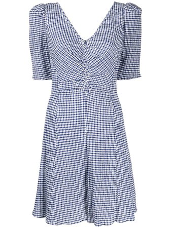 Staud gingham mini dress £216 - Buy Online - Mobile Friendly, Fast Delivery