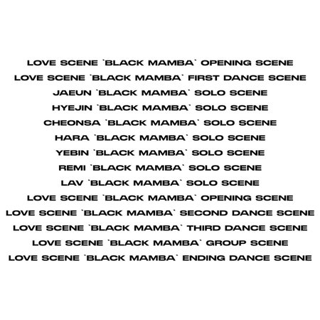 LOVE SCENE 'BLACK MAMBA' OFFICIAL M/V