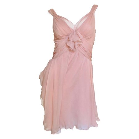 John Galliano for Christian Dior Silk Dress For Sale at 1stDibs