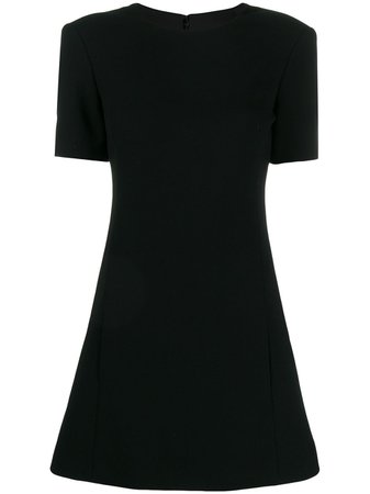 Shop Saint Laurent flared mini dress with Express Delivery - FARFETCH