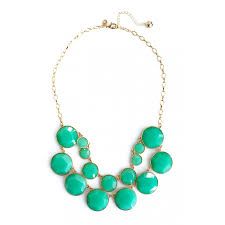 mint green statement necklace - Google Search