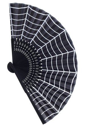 Spiderweb Fan by Sourpuss | Gothic Accessories | Fans