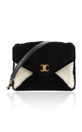 Pre-Owned Chanel Envelope Shearling Small Bag By Moda Archive X Rebag | Moda Operandi