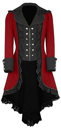Amazon.com: Women's Tuxedo Gothic Tailcoat Jacket Steampunk
