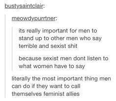 male feminist