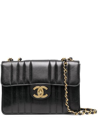 Chanel Pre-Owned 1992 Mademoiselle Classic Flap Jumbo Shoulder Bag - Farfetch