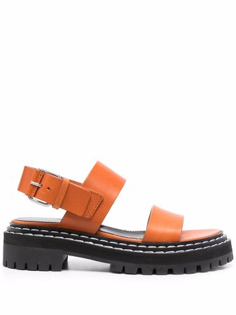 Proenza Schouler lug-sole leather sandals