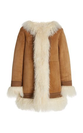 Harrison Mongolian Fur Shearling Coat By Nili Lotan | Moda Operandi