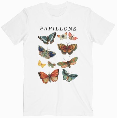Papillons Shirt - White