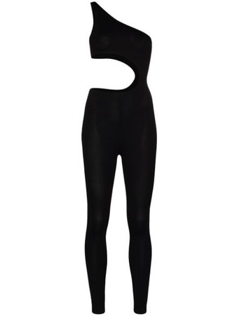 Shop black Fantabody Caroline cutout jumpsuit with Express Delivery - Farfetch