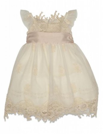 Biscotti Ivory Elegance Empire Waist Dress 4T to 10 Years Now in Stock - Girls Toddler Clothing