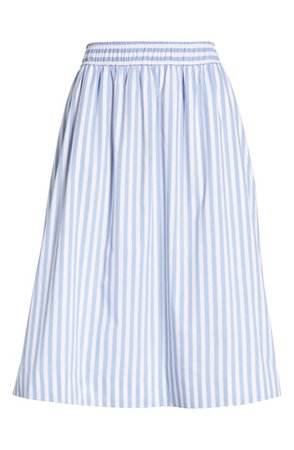 1901 Pull-On Poplin Skirt (Regular & Petite) | Nordstrom