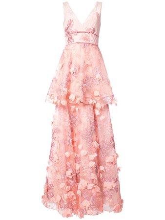 3D Embroidered Gown - Marchesa Notte