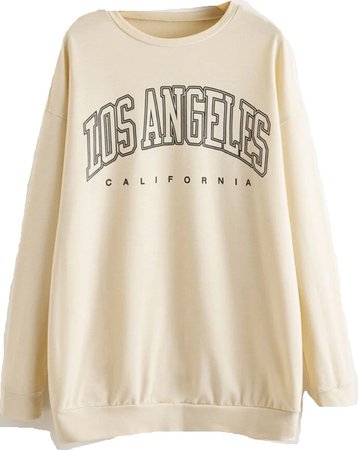 Cream Los Angeles Crewneck Sweater