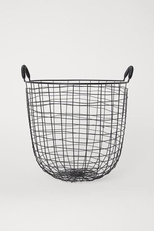 Large Wire Basket - Black - Home All | H&M CA