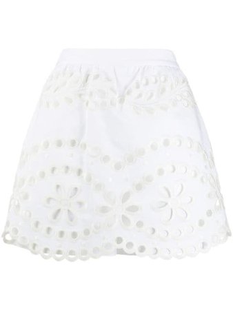 RedValentino Broderie Anglaise shorts